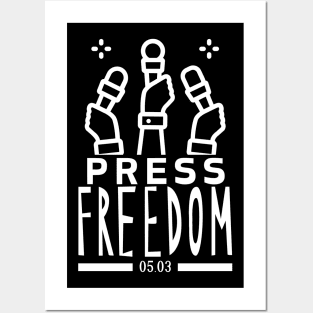 World Press Freedom day May 3 Posters and Art